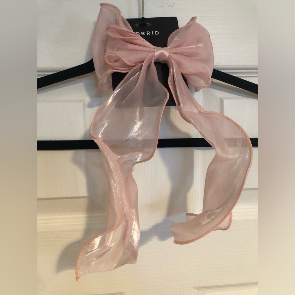 Torrid pink hair bow